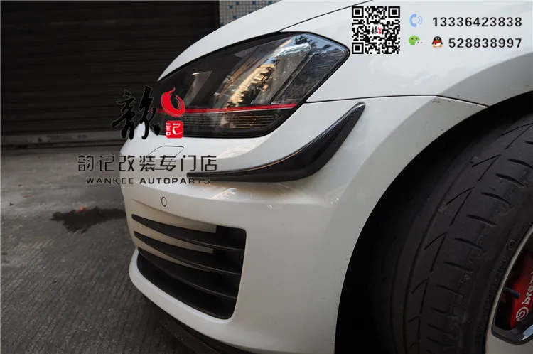 Подходит для Volkswagen Golf VW Golf 7R R-line rline GTI Reife карбоновое волокно ветер воздушный нож лезвие