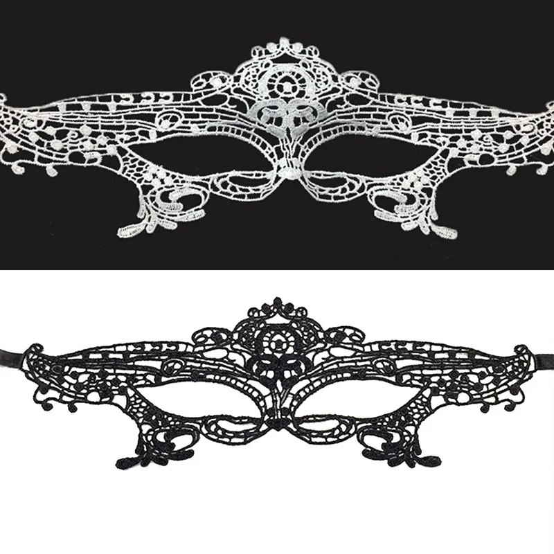 

1PC Hot Sales Black & White Sexy Lady Lace Mask Eye Mask For Masquerade Party Fancy Dress Costume / Halloween Party Fancy