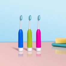 Электрическая зубная щетка для детей, водонепроницаемый дизайн, Сменная головка для батареи, детская зубная щетка, уход за зубами, дропшиппинг