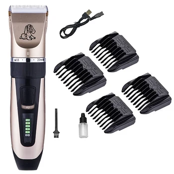 

00Professional Pet Electrical Grooming Clipper Kit Rechargeable Pet Cat Dog Hair Trimmer Shaver Animals Hair Cutting Machine