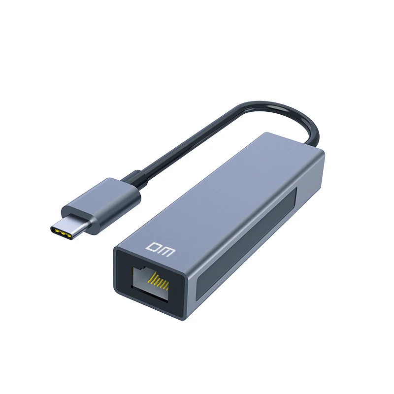 Тип C к USB2.0 3 портовый концентратор с 100 Мбит/с RJ45 ethernet порт CHB002 Новая поддержка 1 ТБ hdd