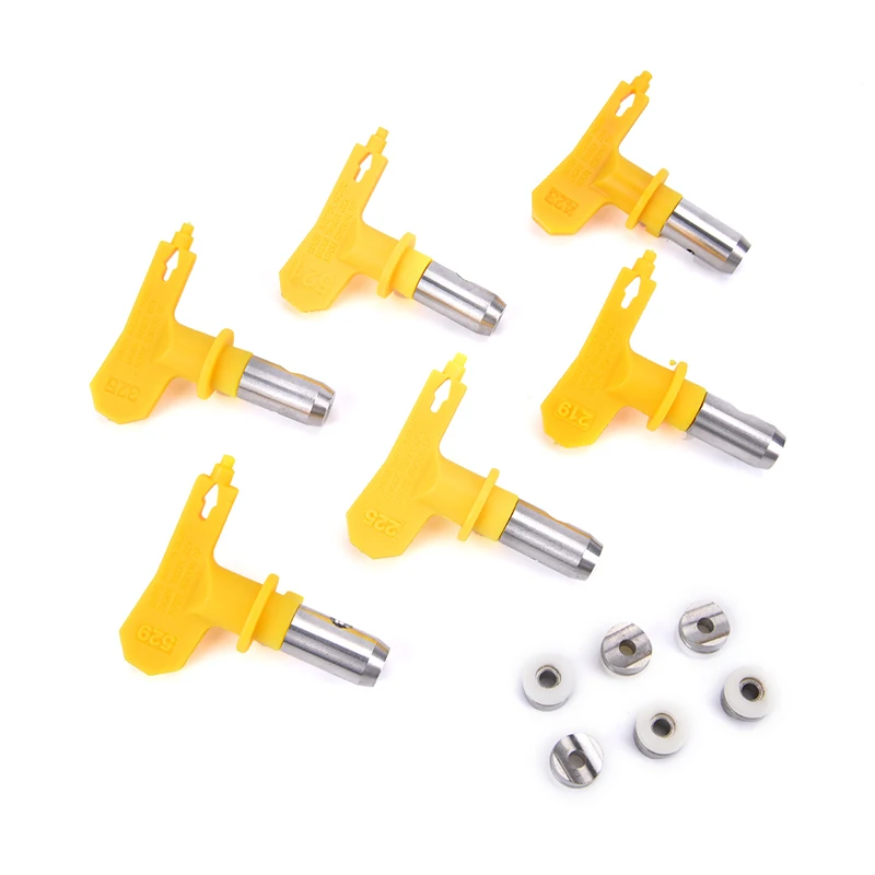 2/3/4/5 Series Airless Spray Gun Tip Nozzle for Wagner Paint Sprayer Tools Airless Spray Tip 3600psi high pressure airless paint spray accessories gun with 517 tip nozzle guard for wagner pump sprayer machine