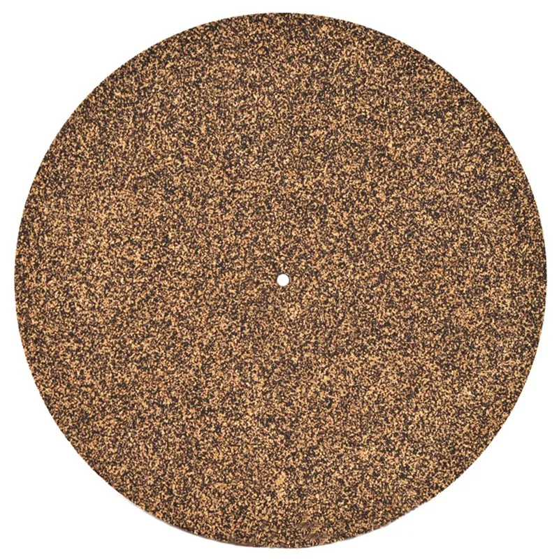 Cork Rubber Turntable Platter Mat Slipmat Anti Static for LP Vinyl Record
