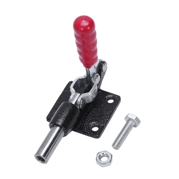 

Toggle Clamp 32mm Plunger Stroke Metal Push Pull Toggle Clamp Quick Release Hand Tool 500 Lbs GH-305-CM