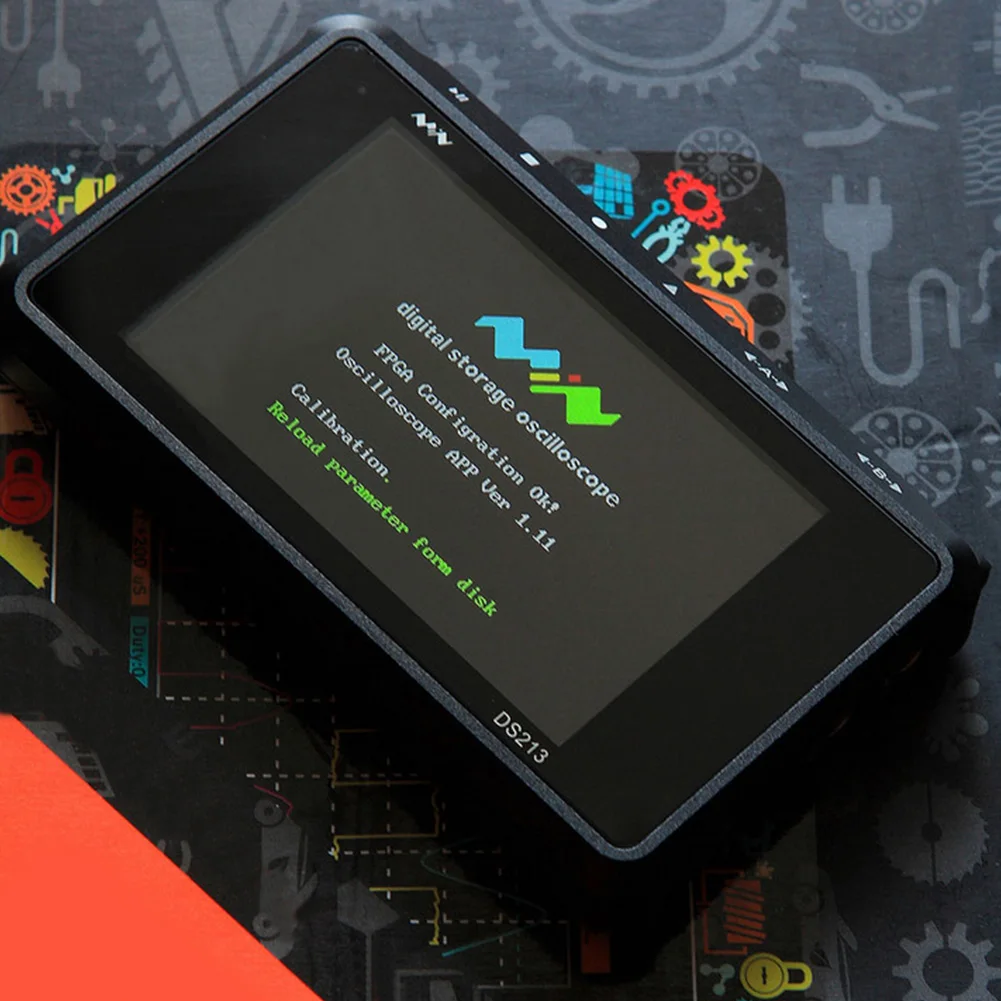 

4 Channel 100MS/s MINI Nano DSO213 DS213 Professional Portable Digital Oscilloscope Digital DSO 213 DS 213 with X1 & X10 Probe