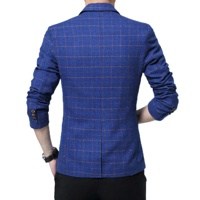 2019 Spring and Autumn New Men's Casual Small Suit Slim Business Jacket Men Casual Single Button Mens Suits Blazer Fashion Coat