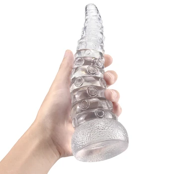 Octopus Tentacle Dildo Butt Plug Anal Sex Toy Large Particles Vaginal Massage Anal Expansion Men Women Masturbation Sex Products 2