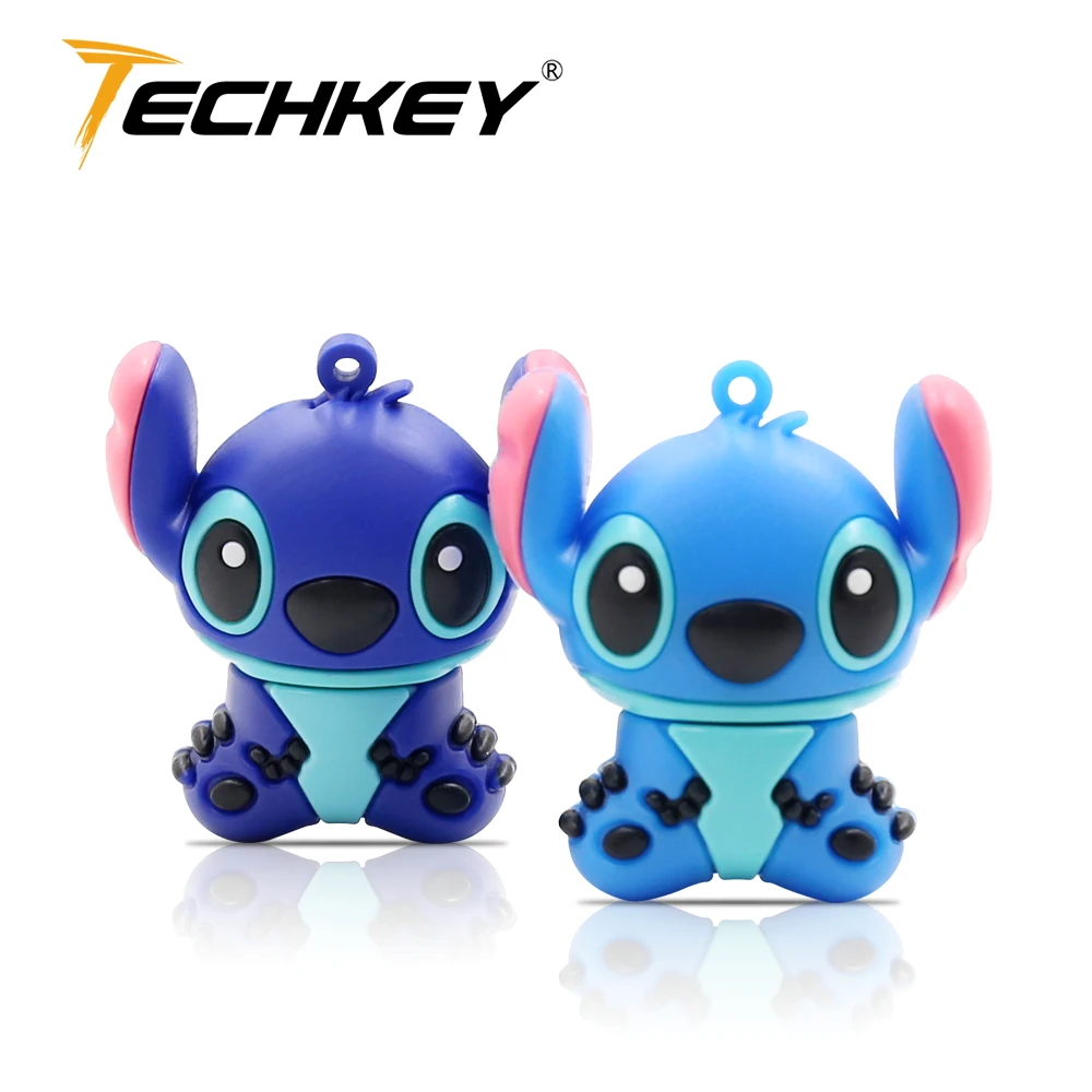 Милый флешка 32 ГБ 16 ГБ 8 ГБ флешка stitch memory stick животное usb флеш-накопитель 64 ГБ Высокое качество 2,0 u-диск lovey usb флешка