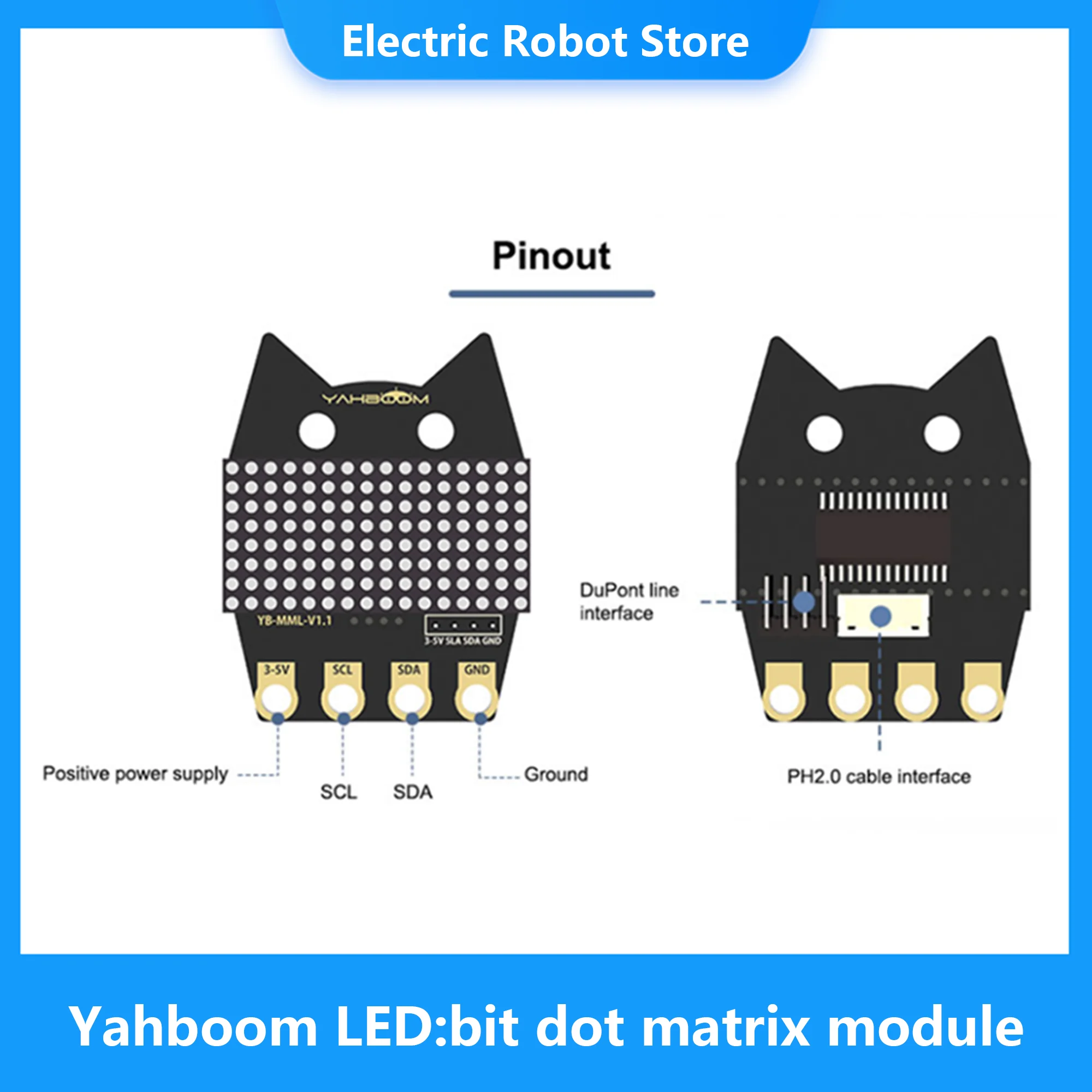 Yahboom 8*16  BBC ũ Ʈ α׷   ȭ led Ʈ Ʈ 