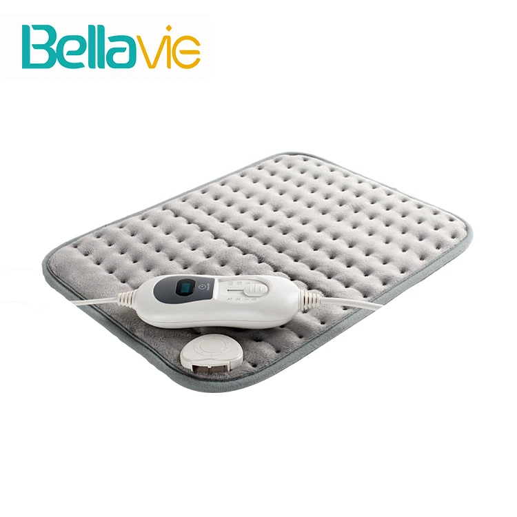  220-240V 100W 40*30cm Microplush Electric Heating Pad for Abdomen Waist Back Pain Relief Winter War
