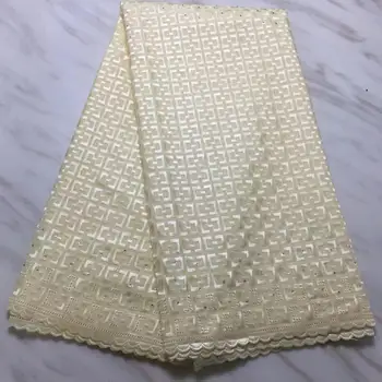 

Swiss Lace Fabric High Quality African Soft Cotton Swiss Lace Nigerian Dry Lace Fabric Laces Material For Women\men
