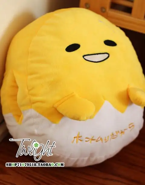 Творческий Gudetama ленивый яйцо король мультфильм милые подушки руки грелки воздухопроницаемые одеяло три в одном