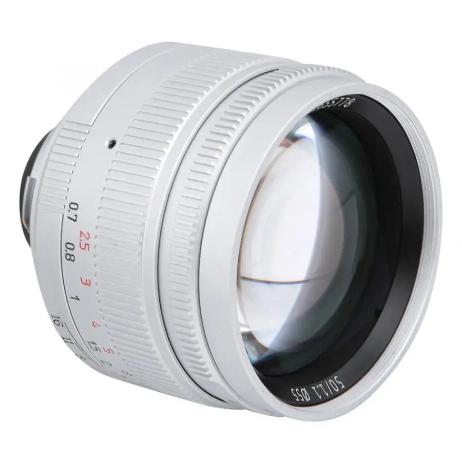 

lente para celular 7artisans 50mm F1.1 Fixed Mirrorless Camera Lens for Leica M Mount M3 M5 M6 M7 M8 Cameras camera len