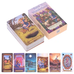 Cartes de Tarot au pays des merveilles, 78 pièces/boîte, jeu de société 