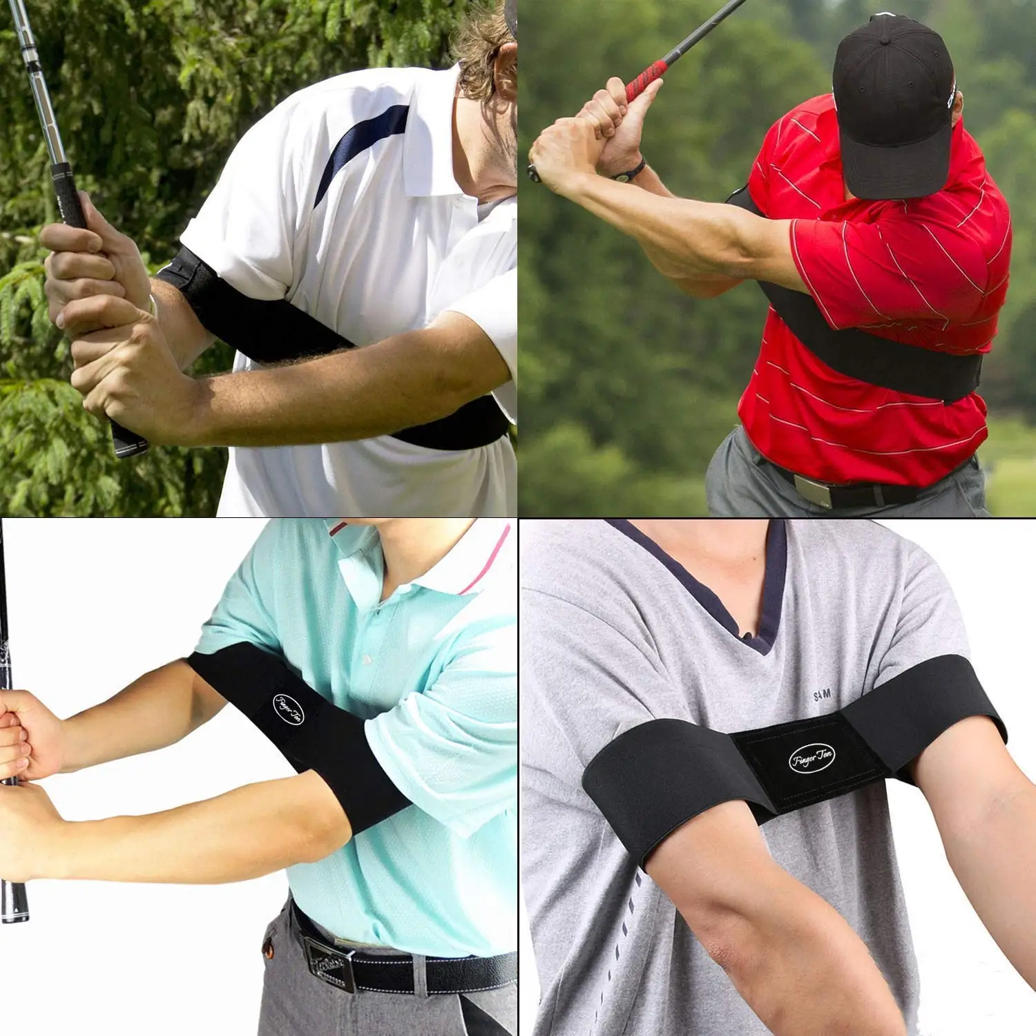 Качели для гольфа, тренажер eginner, практическое руководство, выравнивание жестов, помощь для обучения, корректное качание, тренажер, эластичная повязка на руку, пояс