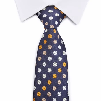 

Blue tie silk classic necktie blue gold dot high grade fabric fit wedding business party red pink group neck tie corbate Necktie