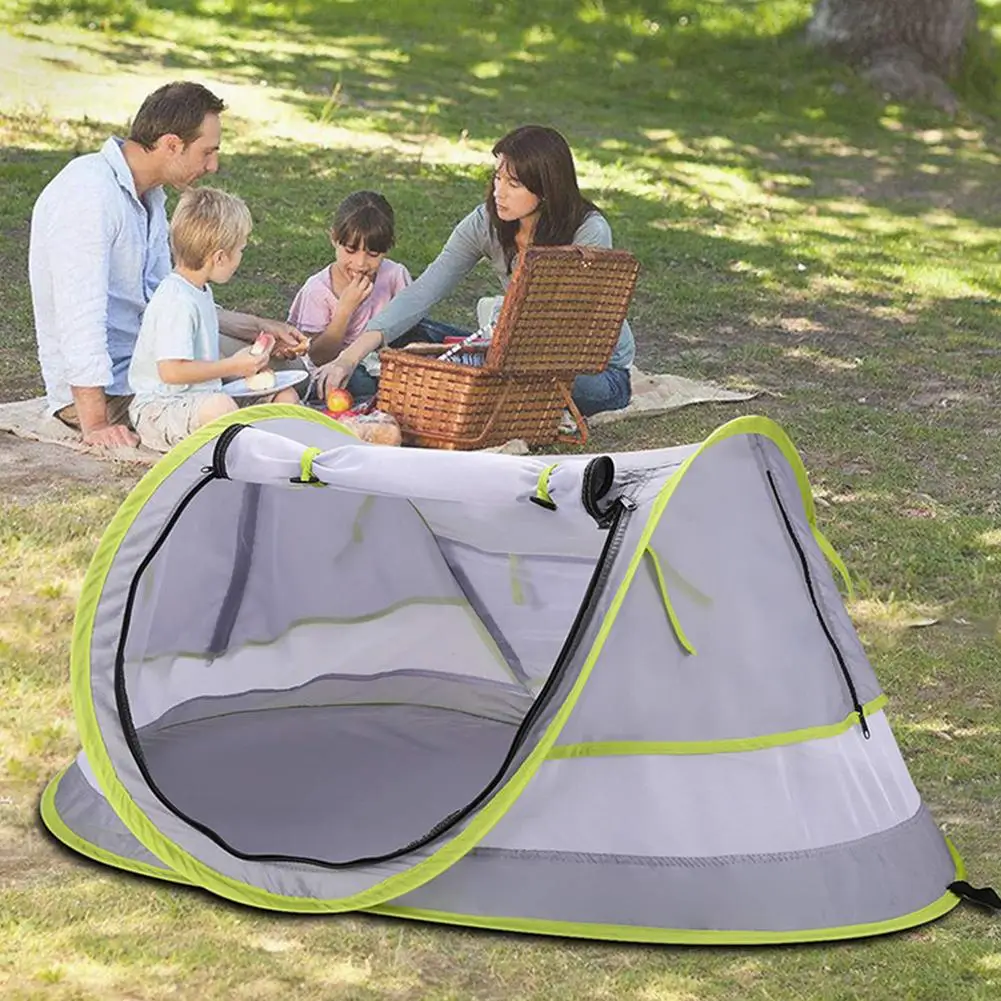 Tente De Plage Portable Popup Pour Bébé UPF 50+ Filet Antimoustiques