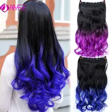AIYEE 24 inches Long straight Clip in Hair Extension One Piece straight colors HairPiece Synthetic Clip In Hair Extentions