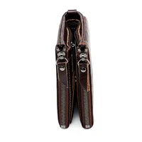 RETROGOO Genuine Crazy Horse Cowhide Leather Men Wallet Short Coin Purse Small Vintage Wallets Card Holder Female Clutch Cartera 2