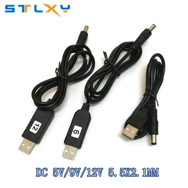 USB Power Boost Line DC 5V To DC 12V Step UP Module USB Converter Adapter  Cable 2.1x5.5mm /1.35x5.5mm - AliExpress