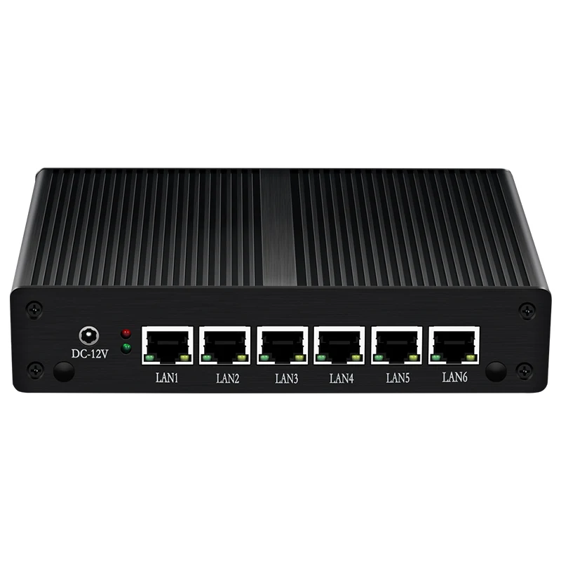 Межсетевой маршрутизатор Intel Celeron 2955U Pfsense Mini PC 6 LAN i211AT Gigabit Ethernet 4 * USB HDMI Wi Fi 4G LTE SIM|Мини ПК| |