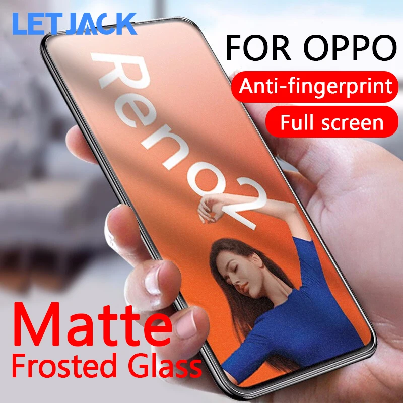 

Матовое закаленное стекло с полным покрытием без отпечатков пальцев для OPPO Reno 2 2Z 10X Zoom A3 A7X AX5s A5 A9 2020 A1K Realme 3 5 7 8 Pro