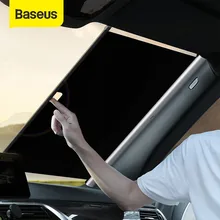 Baseus Car Sunshade Retractable Windshield Car Window Shade Car Front Sun Block Auto Rear Window Foldable Curtain Sunshade