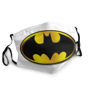 

Batman Symbol Oval Gradient Logo Reusable Face Mask Pattern PM2.5 Anti Haze Dustproof Protection Mask Respirator Mouth Muffle