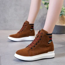 Г., новые женские Ботинки Martin с внутренним подъемом, мягкая и удобная дышащая повседневная обувь резиновая нескользящая износостойкая прогулочная обувь