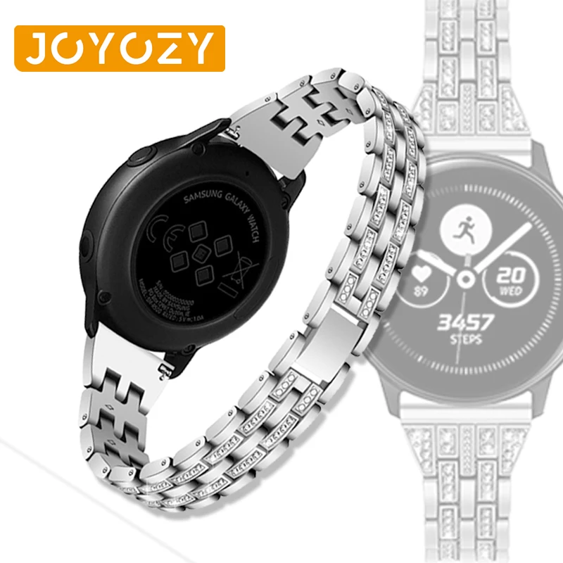 Joyozy красивый модный бриллиантовый браслет для samsung galaxy watch активный ремешок из