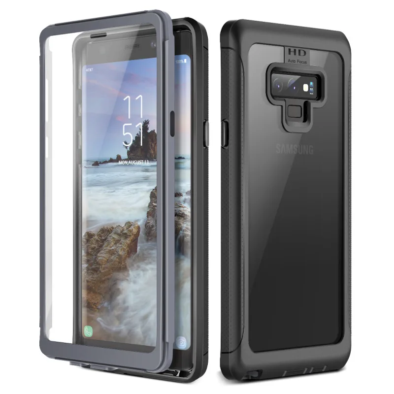 Прочный Чехол бампер для Samsung Galaxy Note 9 10 S9 S8 Plus чехол из поликарбоната и ТПУ задняя