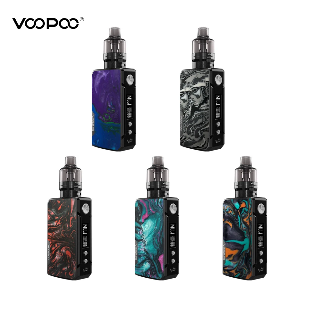 Боксмод VOOPOO DRAG 2 4 5 мл PnP Pod Tank PNP VM5 VM6 Coil максимальная мощность 177 Вт электронная
