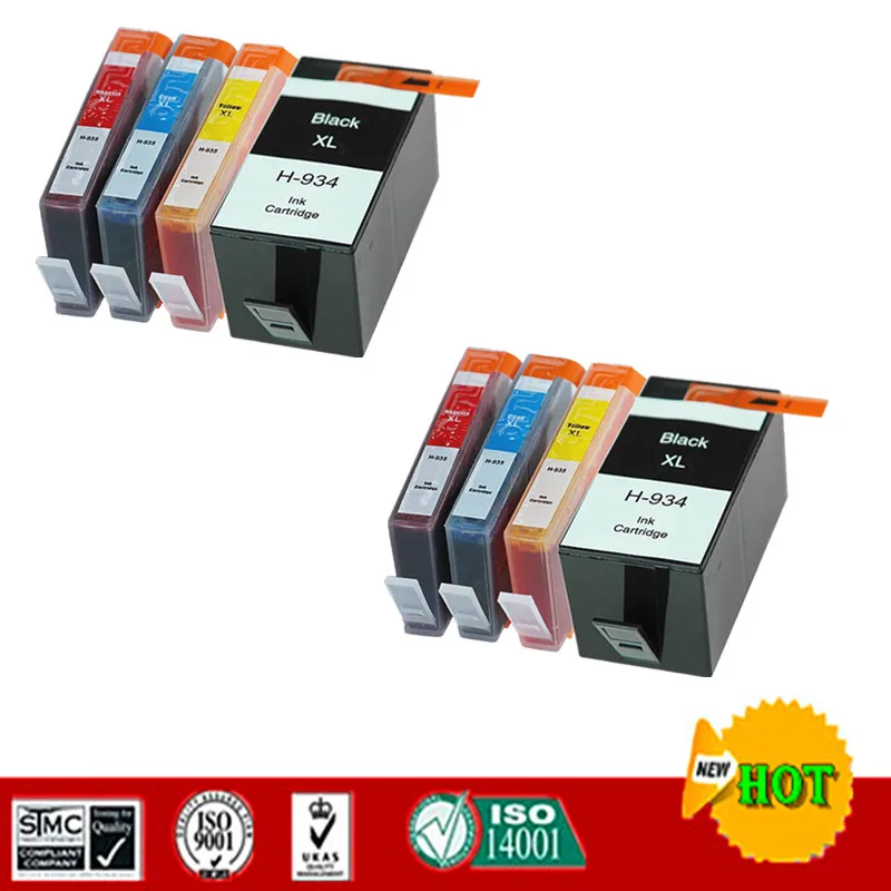 934XL 935XL совместимый чернильный картридж для HP934 HP935 hp Officejet Pro6230 6830 6812 6815 pro6835 и т. Д. |