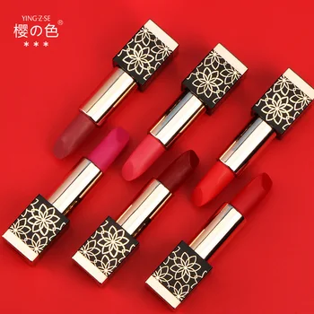 

Cherry lipstick korean lipstick Waterproof Water-Resistant Nutritious Easy to Wear lip stick korean makeup