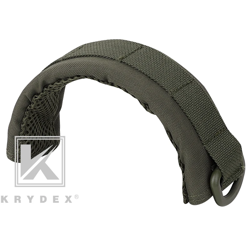 KRYDEX Modular Headphone Stand Protection Cover Ranger Green Tactical Headband Earmuff Headset Stand MOLLE Case For HOWARD MSA