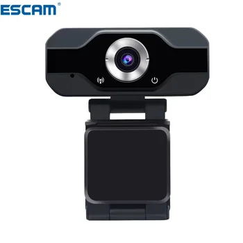 

ESCAM PVR006 USB Webcam Full HD 1080P Web Camera Noise Cancellation Microphone PC Laptop Computer Skype Streaming Live Camera