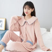 2021 Women's Winter Warmer  Pretty Cross Letter Print Sleepwear Like Home Clothes Large Size Also Wear In Outdoor Free Delivery