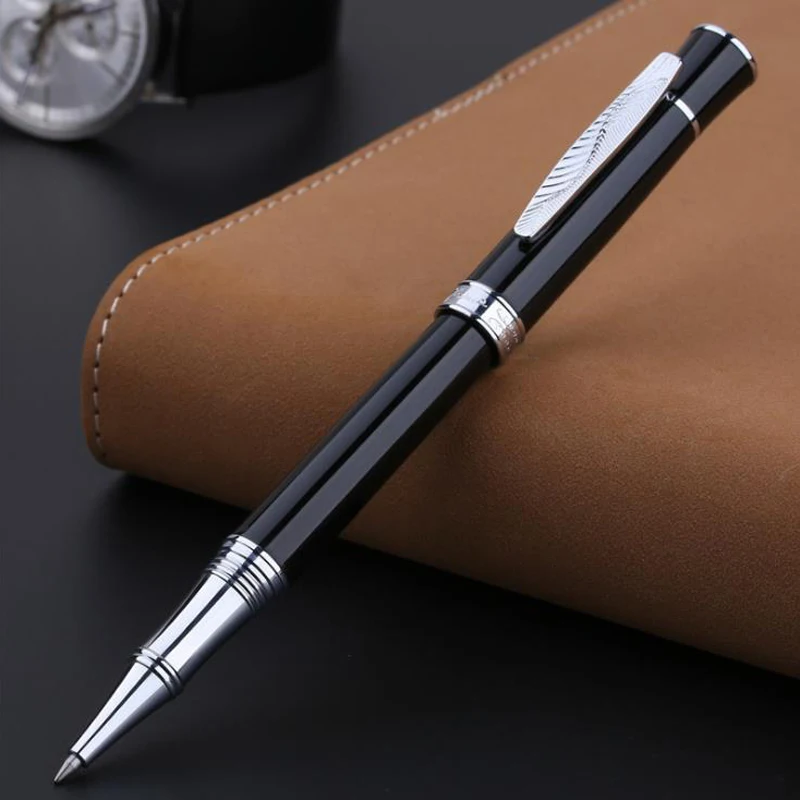 Picasso 607 Brand New Roller Ball Pen Silver Trim Collection Writing Gift Pen Retro Style Leaf Pattern Clip