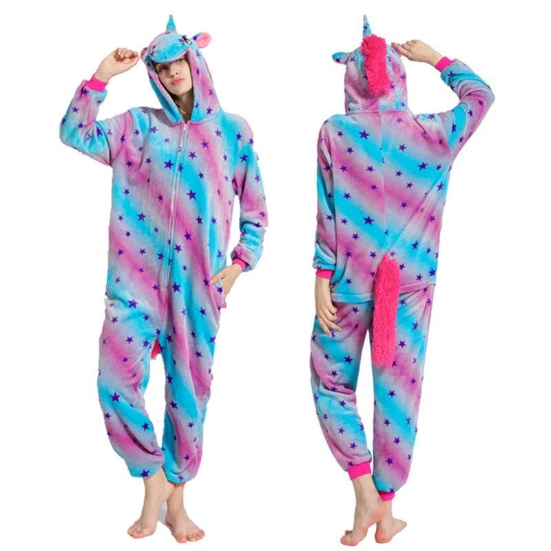 кигуруми Sullivan Onesie/тапочки для женщин и мужчин пижамы с рисунками животных