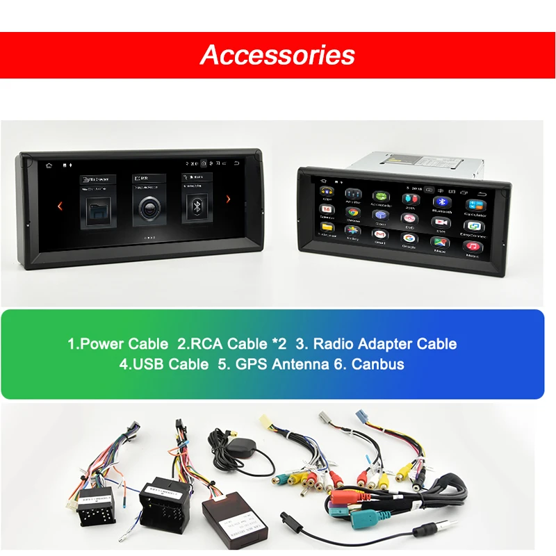 Excellent AUTOTOP Android 9.0 10.25" 1din Car DVD Player for BMW E39  With Navigation Raido RDS BT Mirrorlink 4G Wifi Google Play NO DVD 5