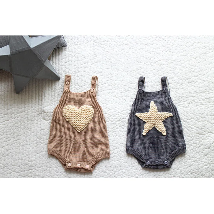 

autumn winter baby rompers knit newborn baby boys rompers clothes woolen cotton infant baby overalls jumpsuit baby boy layette