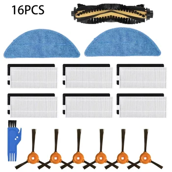 

16Pcs/Set Replacement Parts Fit For Yeedi K600, K700 Robot Vacuum Cleaner Filters Fine Dust Cleaning Tools Parts