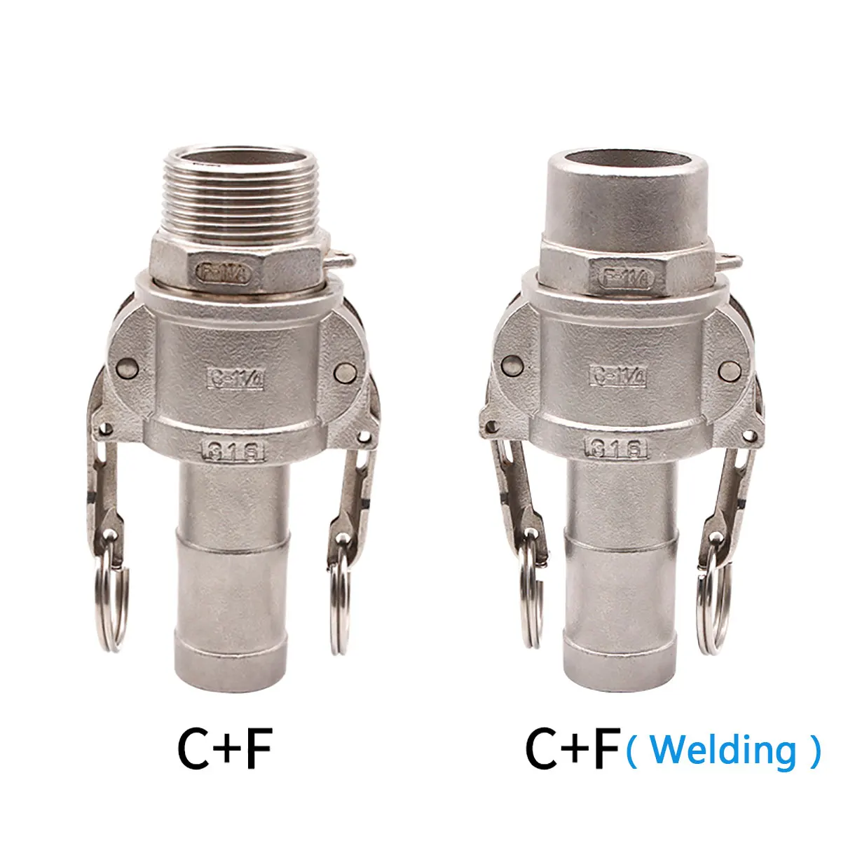 

2 шт. Camlock быстроразъемный соединитель для труб типа C Camlock фитинги для домашнего пивоварения MPT FPT зазубренный адаптер