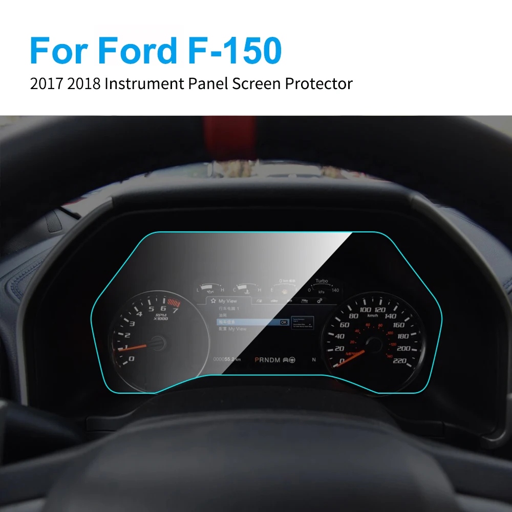 

Car Instrument Panel Screen Protector Film for Ford F150 F-150 Interior Dashboard Membrane Protective TPU Film Car Accessories