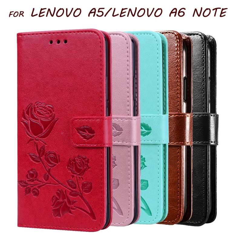 Флип-чехол для Lenovo A6 Note чехол-подставка из искусственной кожи A5 защитный чехол