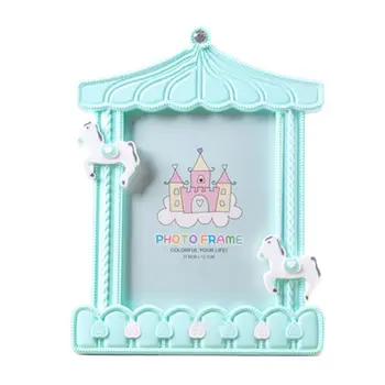 

Creative Baby Cartoon Trojan Photo Frame Kids Birthday Gift Picture Holder Decor GXMB