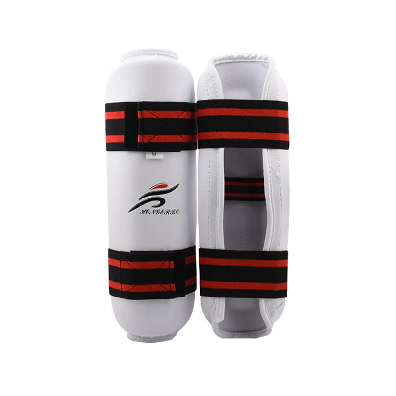 Billige Taekwondo Bein Sleeve Compression Set Fuß Knie Wärmer Sockes Unterarm Kniesehne Arm Unterstützung Karate Ausrüstung Erwachsene Jugend Kinder