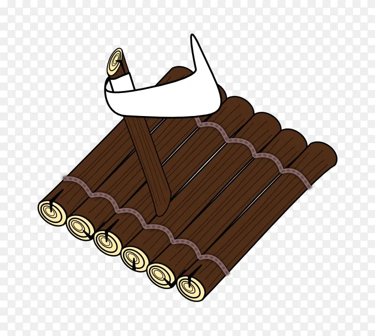 木筏剪贴画无艺术剪贴画漂流图片