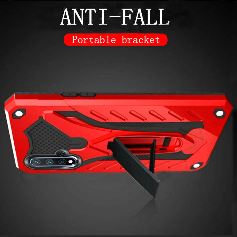 

Anti-Fall Armor Stand Case For Huawei P30 P20 P10 Mate 20 10 Pro On Honor 8X 9X 10 lite Nova5 3i P smart Plus Y5 Y6 Y7 Y9 2019