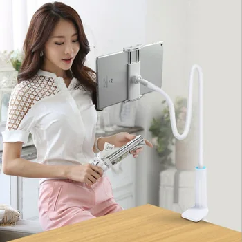 

Universal Tablet Phone Holder 80 -110 cm Long Arm Bed/Desktop Clip Bracket For Apple HuaWei Samsung XiaoMi 3.5-11 inch